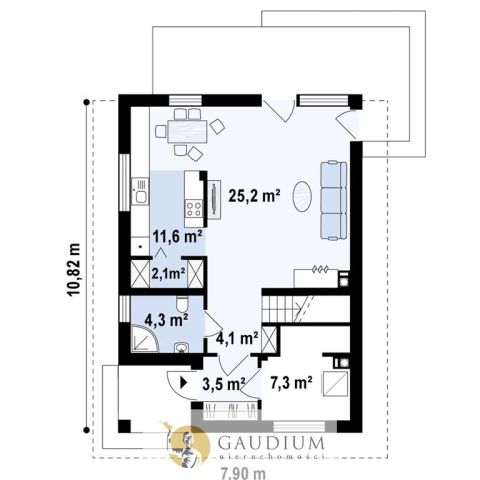 dom wolnostojący, 4 pokoje Gdańsk Maćkowy, ul. Jagatowska. Zdjęcie 40
