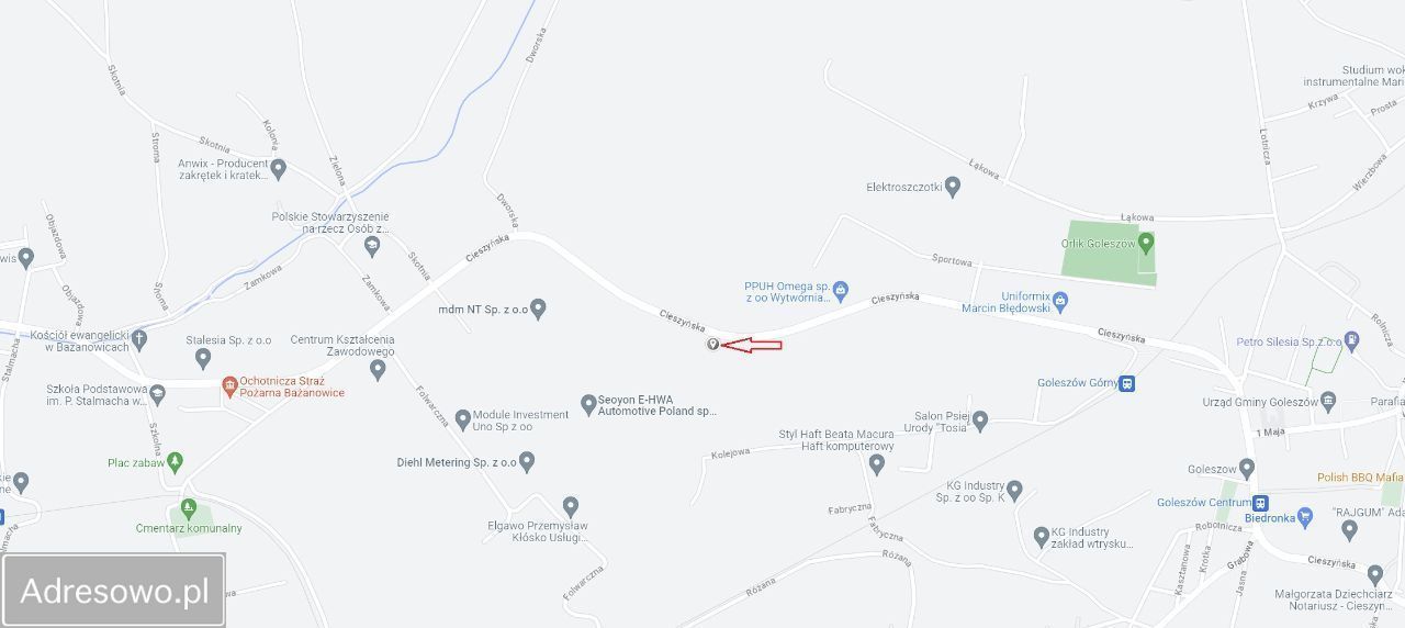 Działka budowlana Goleszów, ul. Cieszyńska. Zdjęcie 2