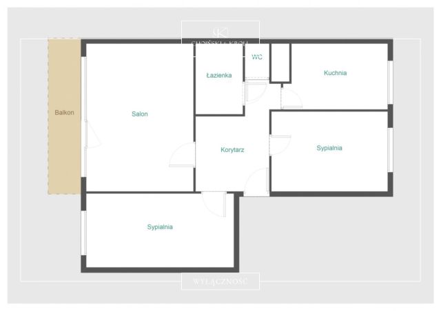 Mieszkanie 3-pokojowe Poznań Naramowice, ul. Sarmacka. Zdjęcie 17