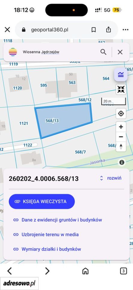 Działka budowlana Jędrzejów, ul. Wiosenna. Zdjęcie 3