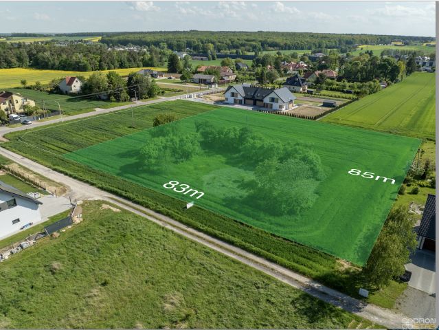 Działka budowlana Świdnik Krępiec, ul. Sosnowa. Zdjęcie 1