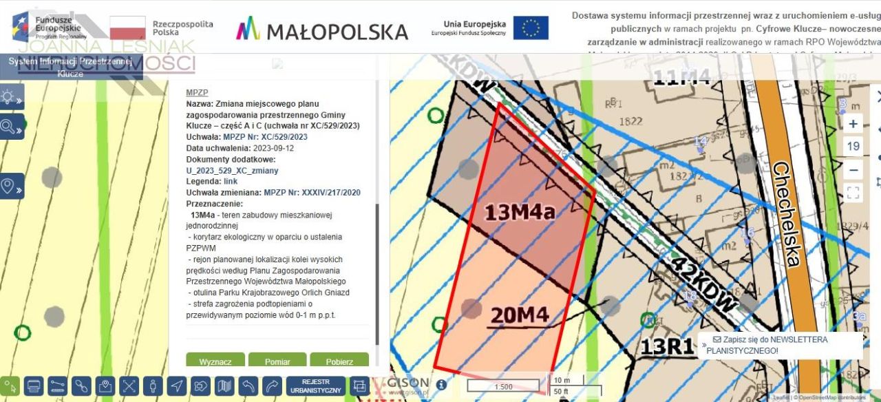Działka budowlana Rodaki, ul. Chechelska. Zdjęcie 6