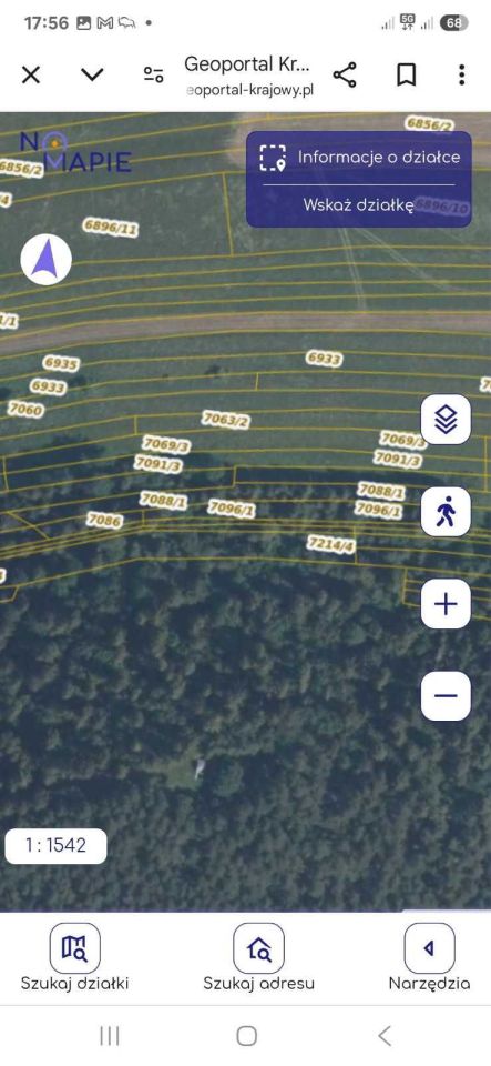 Działka rolna Szaflary