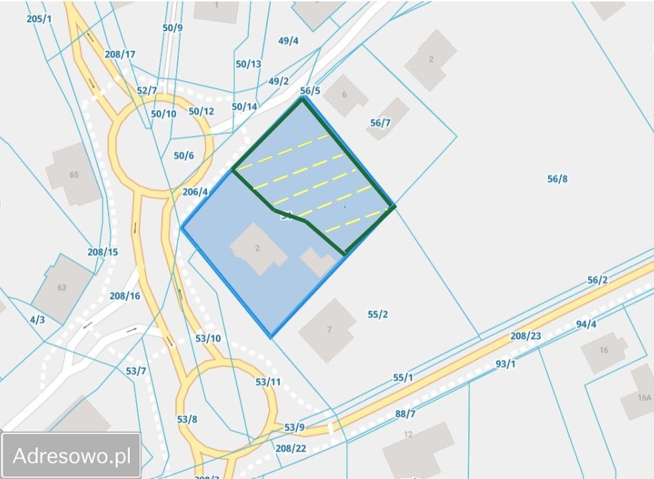 Działka budowlana Cieszyn Pastwiska, ul. Rudowska. Zdjęcie 2