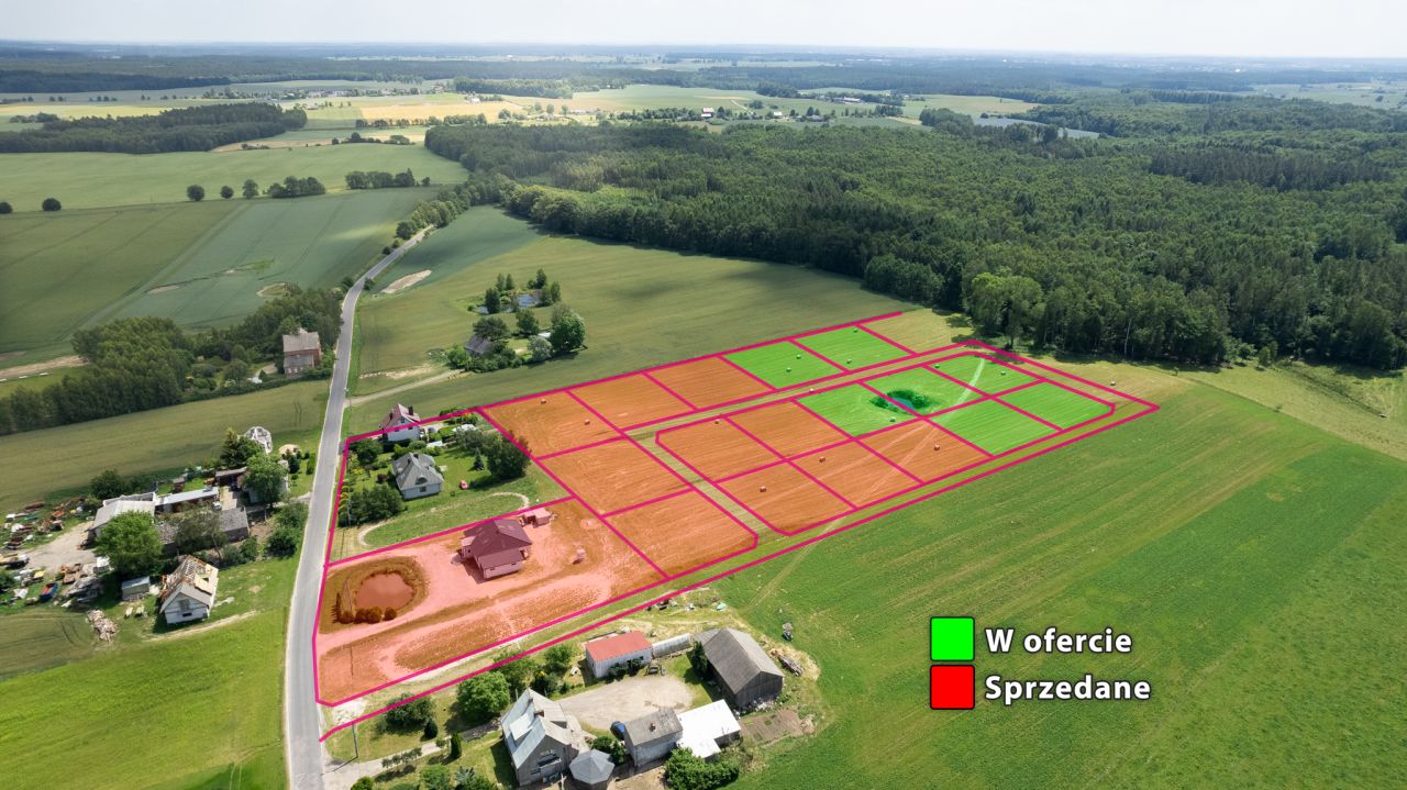 Działka budowlana Czarnocin Czysta Woda. Zdjęcie 2