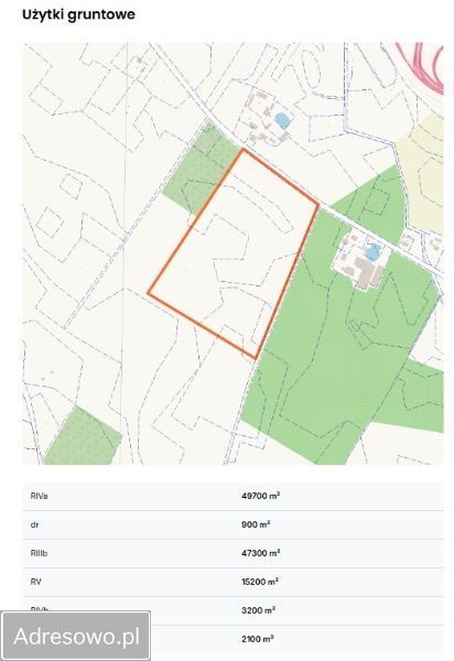 Działka inwestycyjna Dąbrówka. Zdjęcie 3