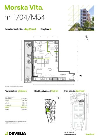Mieszkanie 2-pokojowe Gdynia Leszczynki, ul. Działdowska. Zdjęcie 7
