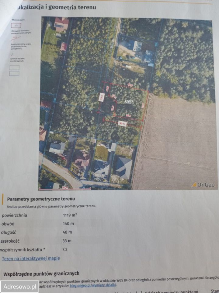 Działka budowlana Ostrów Mazowiecka, ul. Żwirowa. Zdjęcie 4