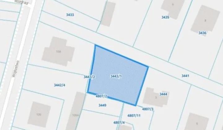 Działka budowlana Mława, ul. płk. Stanisława Fedorczyka