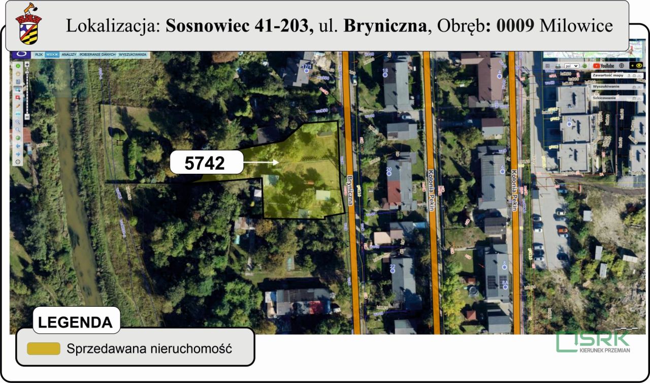 Działka inna Sosnowiec Milowice, ul. Bryniczna. Zdjęcie 1
