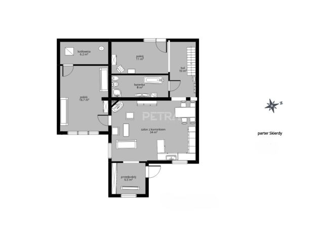 dom szeregowy, 4 pokoje Skierdy. Zdjęcie 16