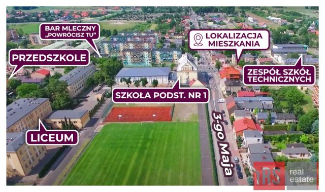 Mieszkanie 3-pokojowe Turek, ul. Wincentego Milewskiego. Zdjęcie 2