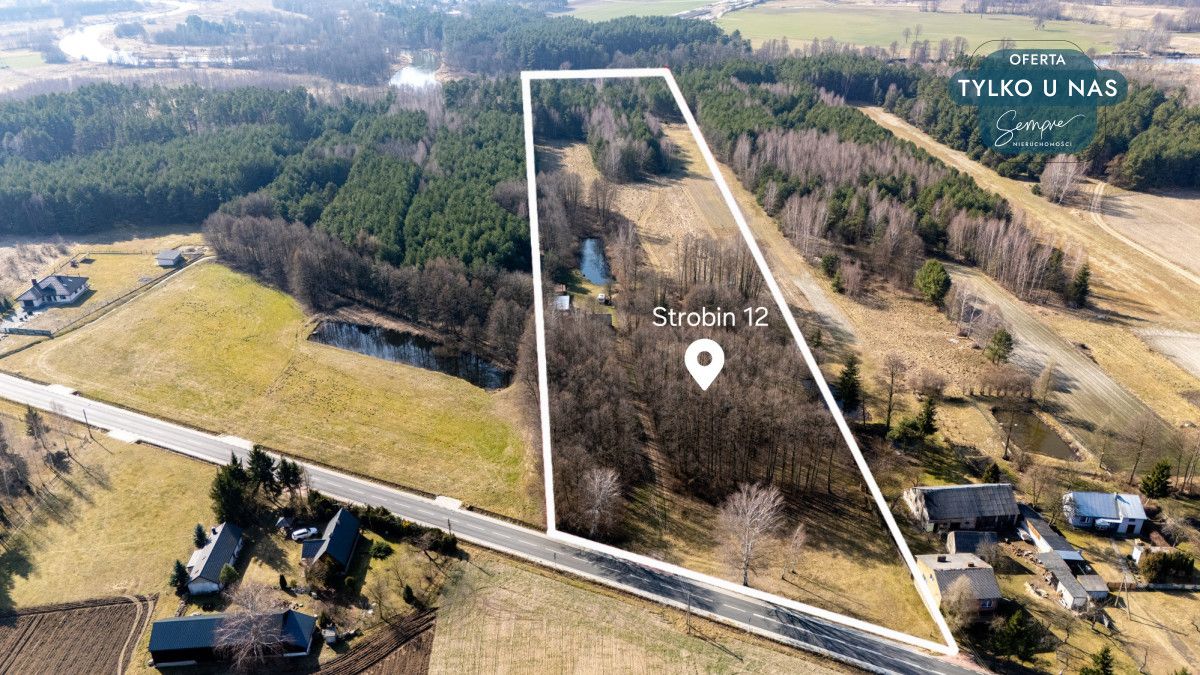 Działka siedliskowa Strobin. Zdjęcie 2