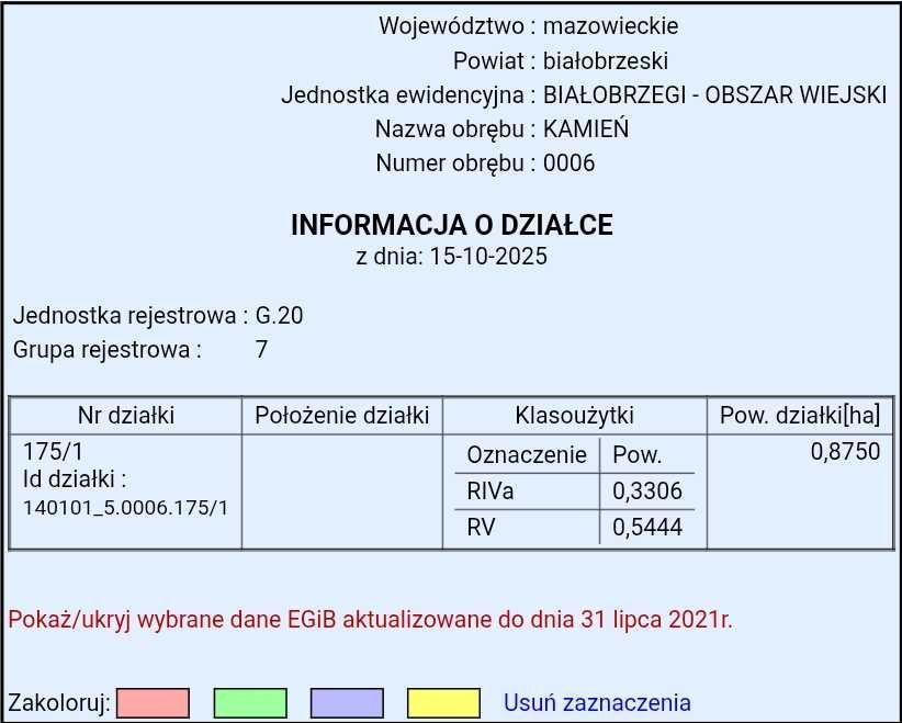 Działka inwestycyjna Kamień. Zdjęcie 3