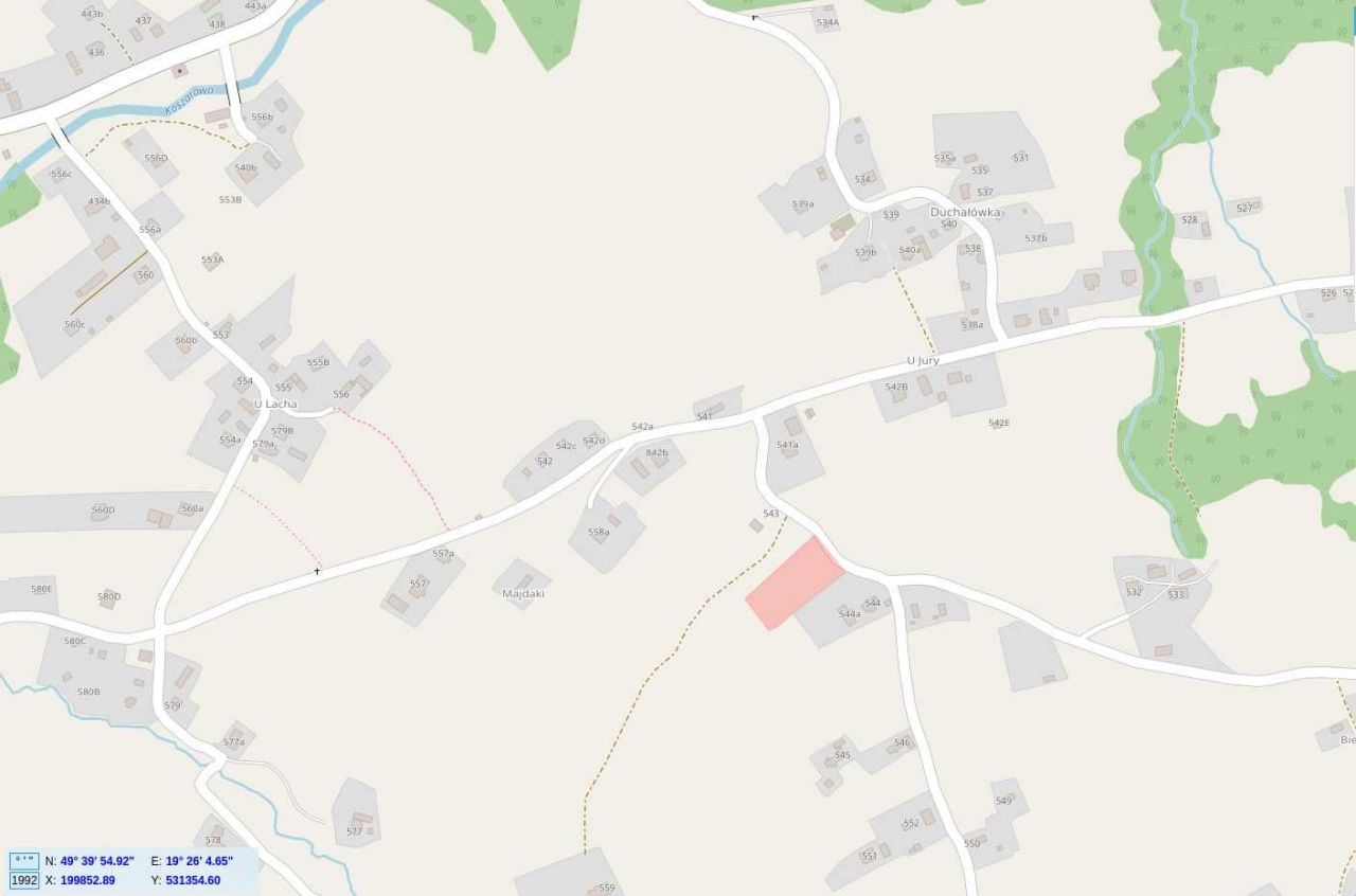 Działka budowlana Koszarawa. Zdjęcie 3