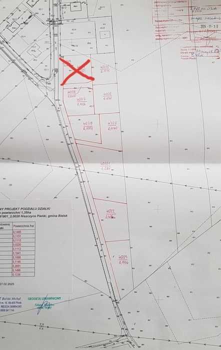 Działka budowlana Niszczyce-Pieńki. Zdjęcie 3