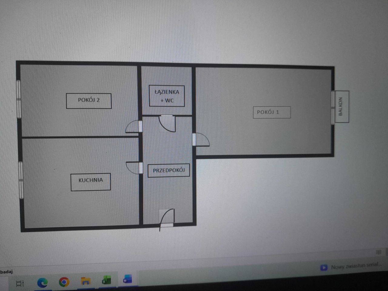 Mieszkanie 2-pokojowe Częstochowa Centrum, al. Aleja Najświętszej Maryi Panny. Zdjęcie 3