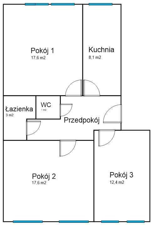 Mieszkanie 3-pokojowe Lwówek Śląski, ul. Henryka Sienkiewicza. Zdjęcie 7