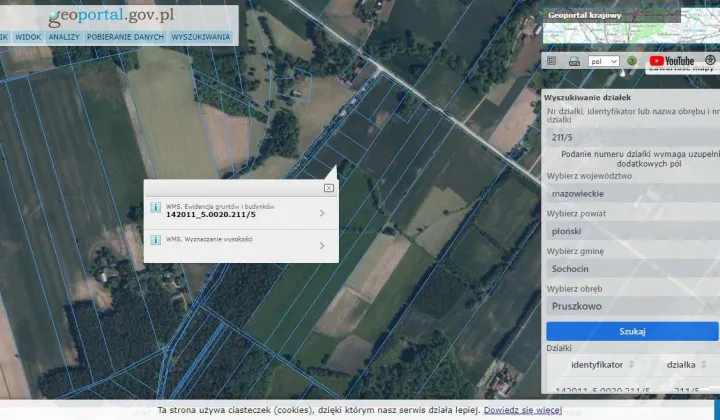 Działka budowlana Pruszkowo