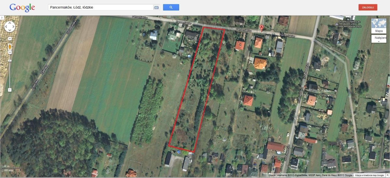 Działka budowlana Łódź Jagodnica-Złotno, ul. Pancerniaków. Zdjęcie 1