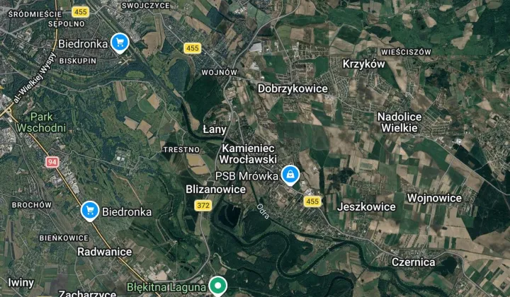 Działka budowlana Kamieniec Wrocławski