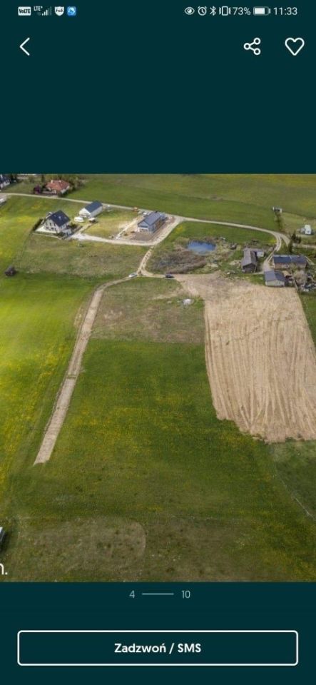 Działka budowlana Mezowo, ul. Boczna