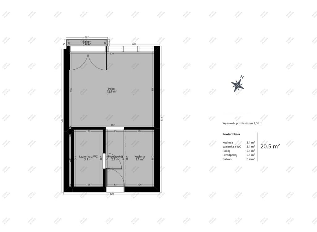 Mieszkanie 1-pokojowe Wrocław Stare Miasto, ul. Grabiszyńska. Zdjęcie 11