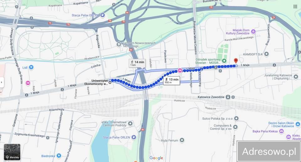 Działka inwestycyjna Katowice Zawodzie, ul. 1 Maja. Zdjęcie 10