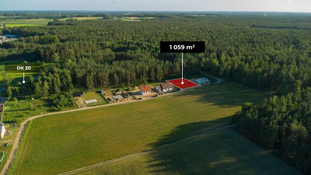 Działka budowlana Kłobuczyno, ul. Leśna. Zdjęcie 1