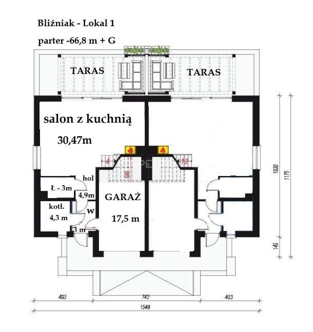 bliźniak, 5 pokoi Wieliszew, ul. Podgórna. Zdjęcie 3