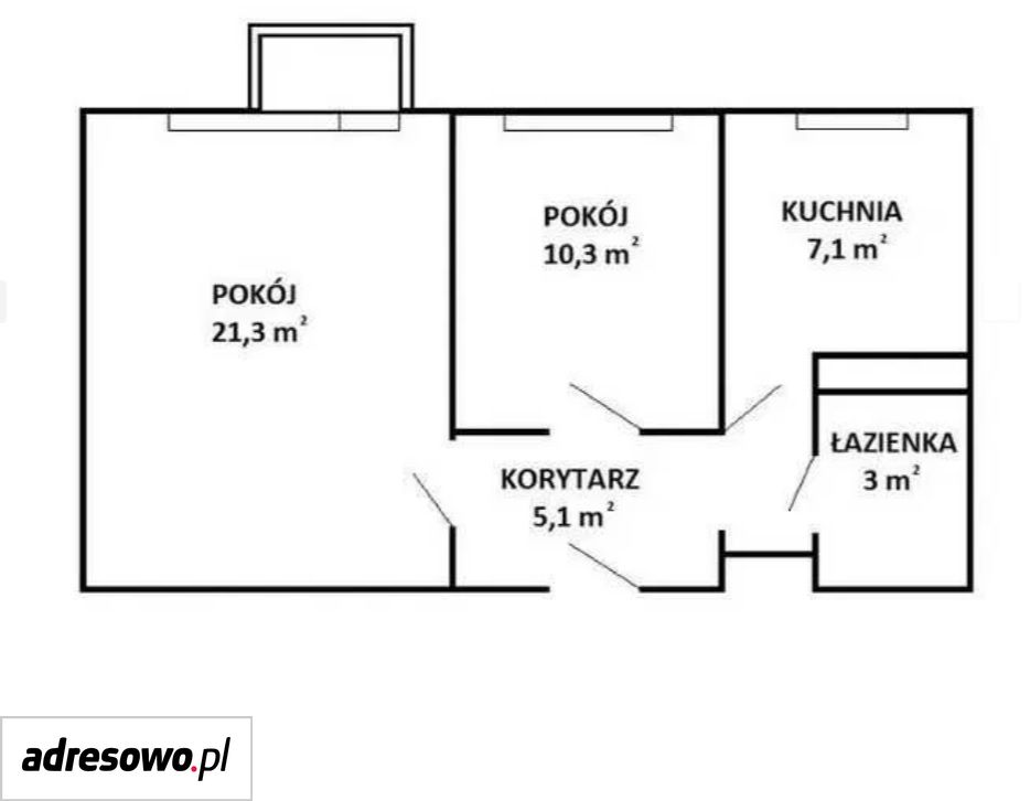 Mieszkanie 2-pokojowe Poznań Winogrady, os. Wichrowe Wzgórze. Zdjęcie 9