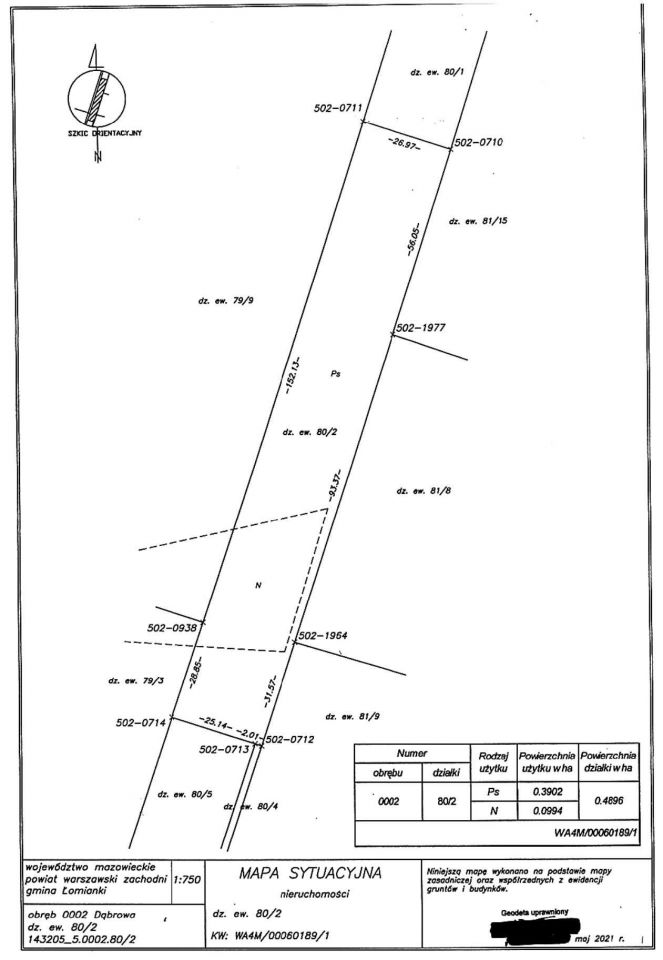 Działka rolno-budowlana Dąbrowa. Zdjęcie 7