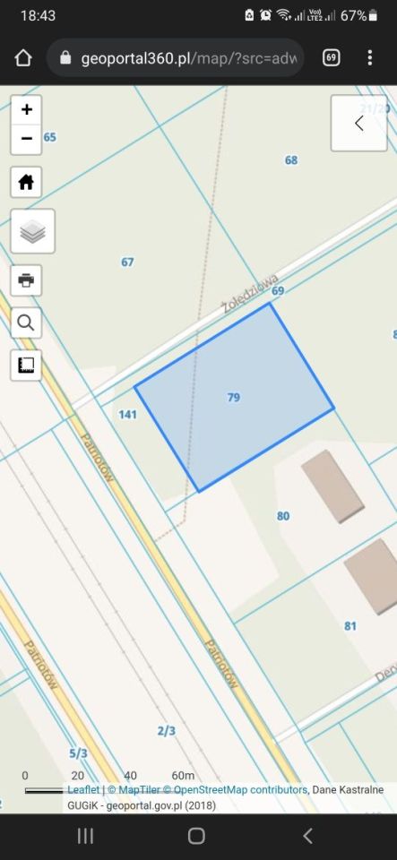 Działka leśna Warszawa Wawer, ul. Patriotów. Zdjęcie 4