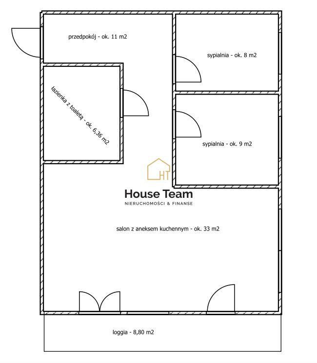 Mieszkanie 3-pokojowe Bydgoszcz Bartodzieje Wielkie, ul. Fordońska. Zdjęcie 27