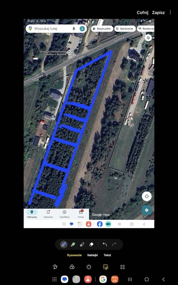 Działka budowlana Maków, ul. Sosnowa. Zdjęcie 7