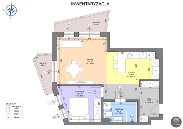 Mieszkanie 2-pokojowe Warszawa Mokotów, al. Wilanowska. Zdjęcie 20
