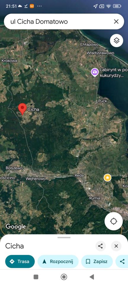 Działka budowlana Domatowo Domatowskie Pustki, ul. Cicha. Zdjęcie 2