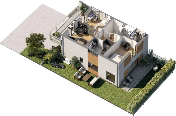 bliźniak, 4 pokoje Konarzyce. Zdjęcie 7