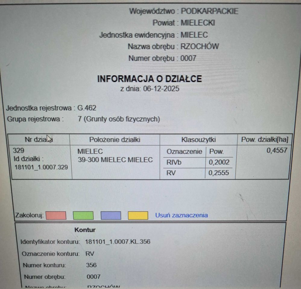 Działka budowlana Mielec Rzochów, ul. Jagodowa. Zdjęcie 3