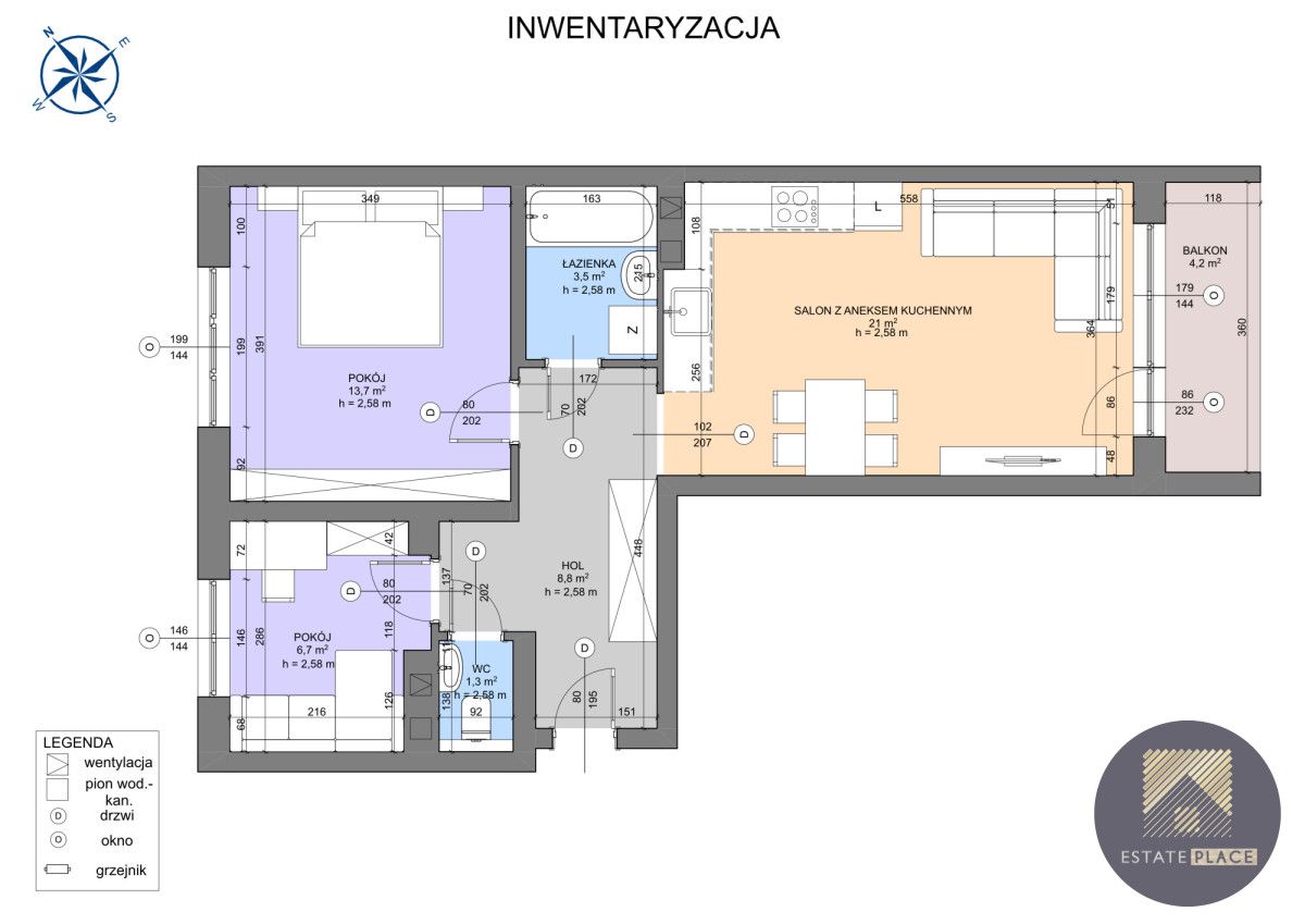 Mieszkanie 3-pokojowe Warszawa Rembertów, al. gen. Antoniego Chruściela "Montera". Zdjęcie 13