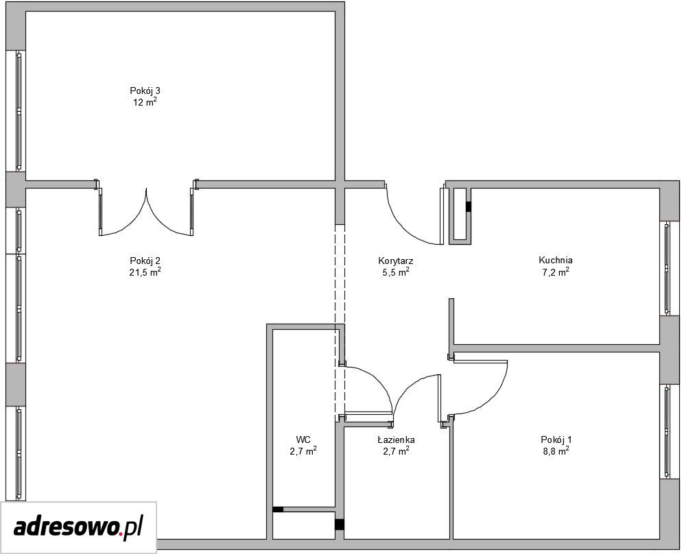 Mieszkanie 3-pokojowe Inowrocław Rąbin. Zdjęcie 20