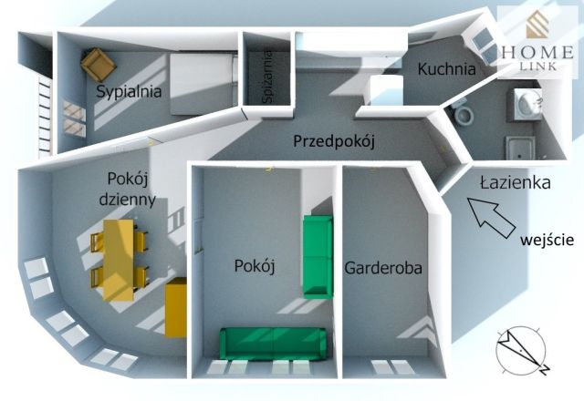Mieszkanie 4-pokojowe Olsztyn, ul. Grunwaldzka. Zdjęcie 31