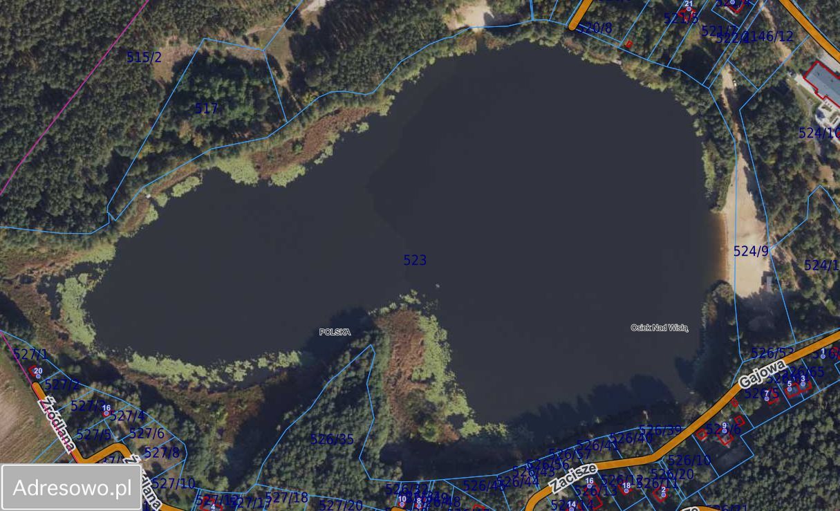 Działka budowlana Osiek nad Wisłą, ul. Źródlana. Zdjęcie 3
