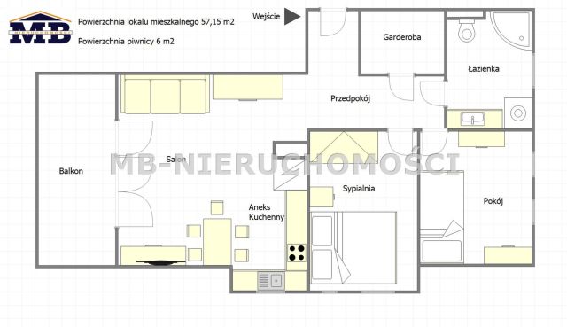 Mieszkanie 3-pokojowe Olsztyn Osiedle Generałów, ul. Bartąska. Zdjęcie 16