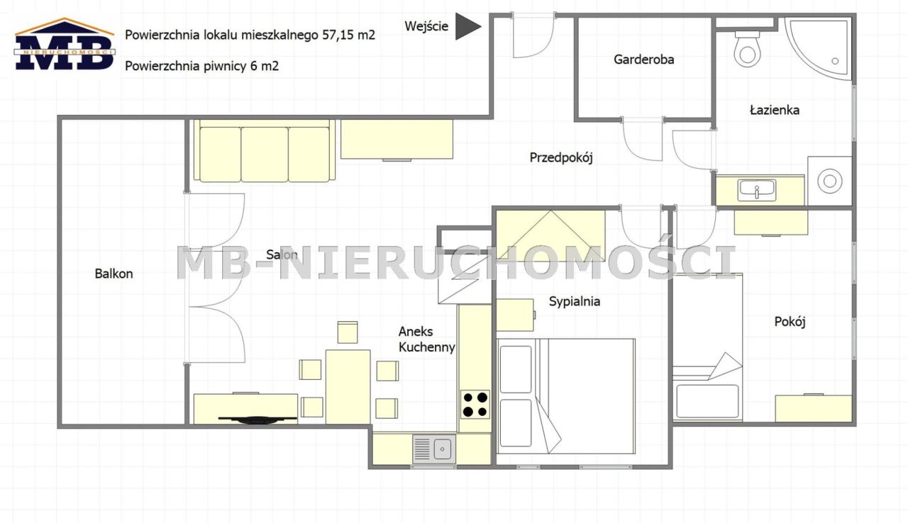Mieszkanie 3-pokojowe Olsztyn Osiedle Generałów, ul. Bartąska. Zdjęcie 16