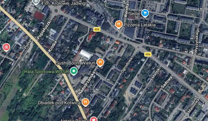 Działka budowlana Wieluń Stare Sady, ul. Nadodrzańska