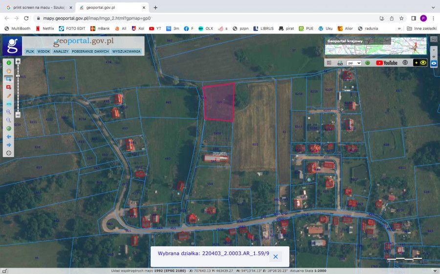 Działka rolna Buszkowy Górne, ul. Gradowa. Zdjęcie 6