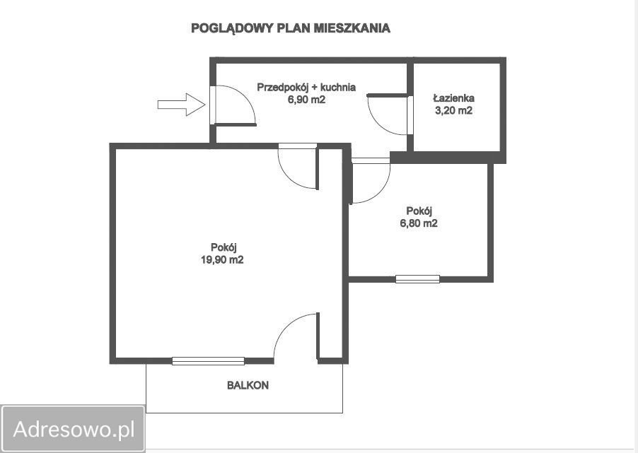 Mieszkanie 2-pokojowe Zgorzelec, ul. Jarosława Iwaszkiewicza. Zdjęcie 6