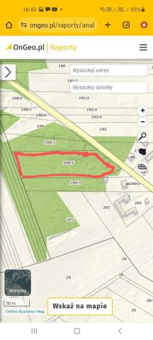 Działka leśna Jawory Stare. Zdjęcie 1