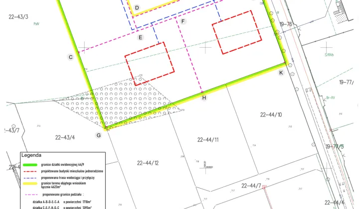Działka budowlana Secyminek